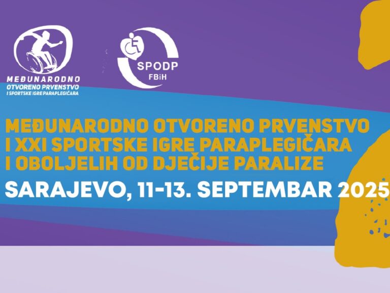 MEĐUNARODNO OTVORENO PRVENSTVO I XXI SPORTSKE IGRE PARAPLEGIČARA I OBOLJELIH OD DJEČIJE PARALIZE