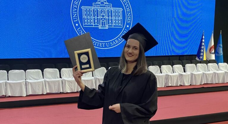 DEVLA PANJETA: Dvostruka dobitnica Srebrene značke Univerziteta i Zlatnika Grada Sarajeva