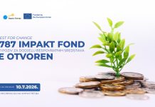 IMPAKT FOND VRIJEDAN 261.000 EURA: Otvorene prijave za prvi ciklus projekta „Invest For Change“